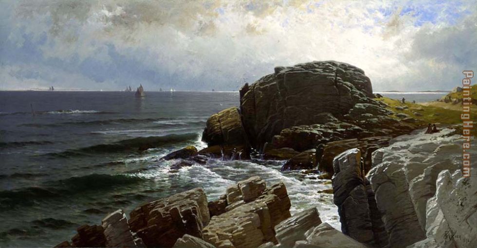 Castle Rock Marblehead painting - Alfred Thompson Bricher Castle Rock Marblehead art painting